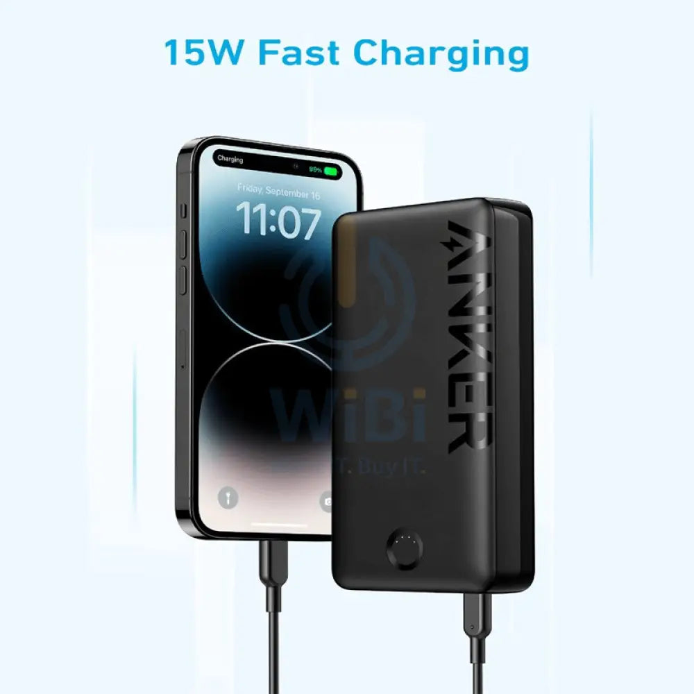Anker 325 Power Bank - 20000mAh / 15W / USB-C / USB-A / Black Accessories > Power Bank > Offer Zone