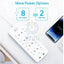 Anker 342 USB Power Strip 8 in 1 - White Accessories > Power > Power Protection > Surge Protector > Offer Zone