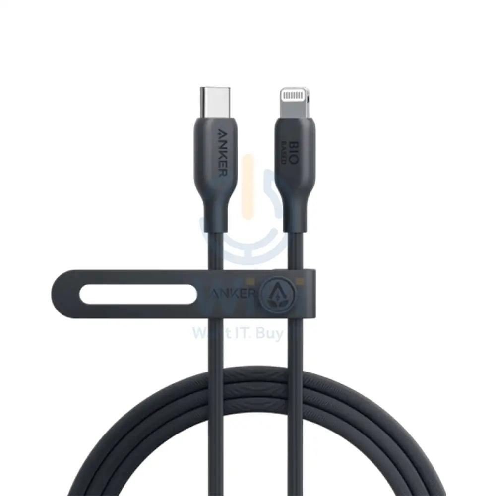 Anker 542 USB-C to Lightning Cable (Bio-Based) (0.9m/3ft) -Black Accessories > Cables & Converters > Cables > Offer Zone
