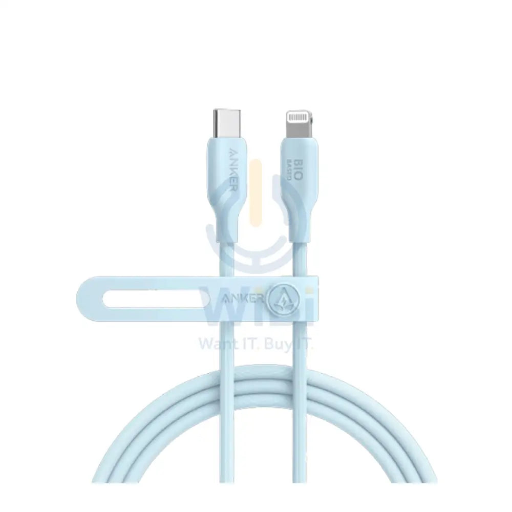 Anker 542 USB-C to Lightning Cable (Bio-Based) (0.9m/3ft) -Blue Accessories > Cables & Converters > Cables > Offer Zone