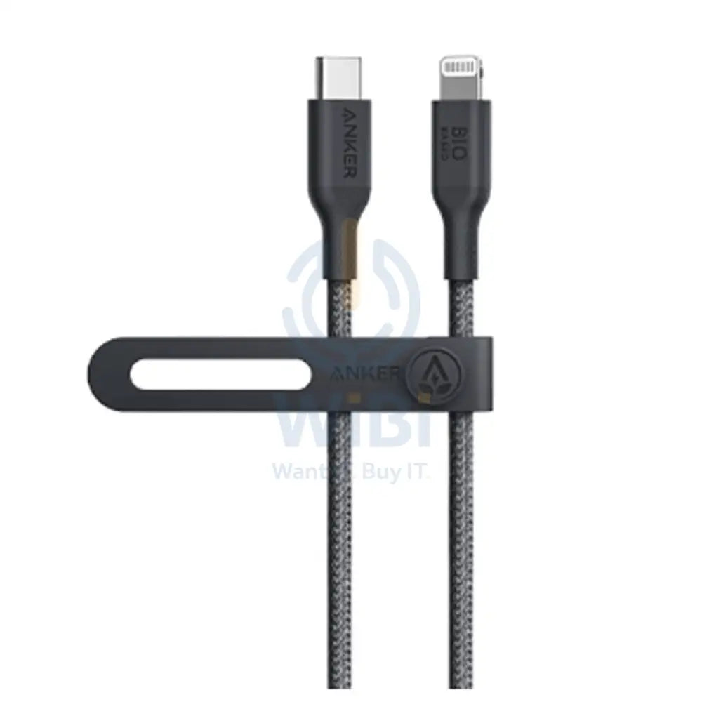 Anker 542 USB-C to Lightning Cable (Bio-Nylon) (1.8m/6ft) -Black Accessories > Cables & Converters > Cables