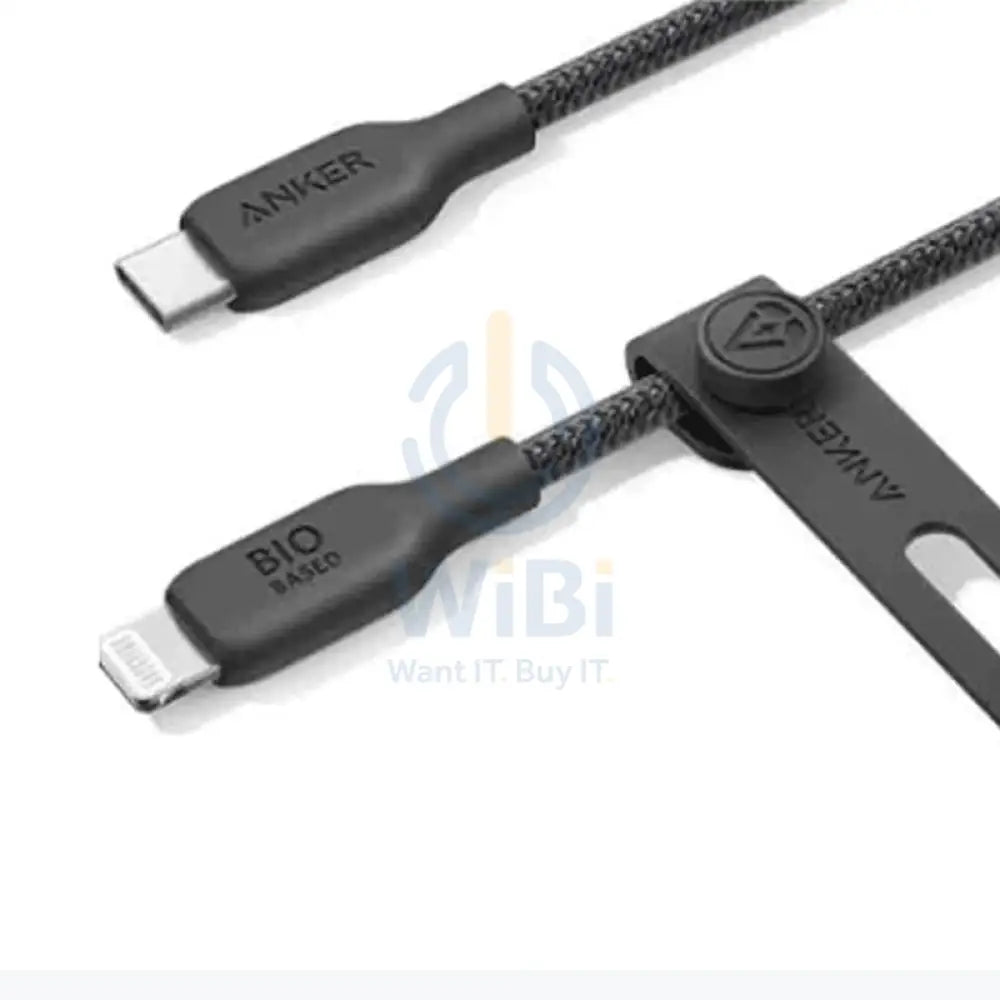 Anker 542 USB-C to Lightning Cable (Bio-Nylon) (1.8m/6ft) -Black Accessories > Cables & Converters > Cables