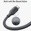 Anker 542 USB-C to Lightning Cable (Bio-Nylon) (1.8m/6ft) -Black Accessories > Cables & Converters > Cables