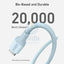 Anker 544 USB-C to USB-C Cable 140W (Bio-Based) (0.9m/3ft) -Blue Accessories > Cables & Converters > Cables > Offer Zone