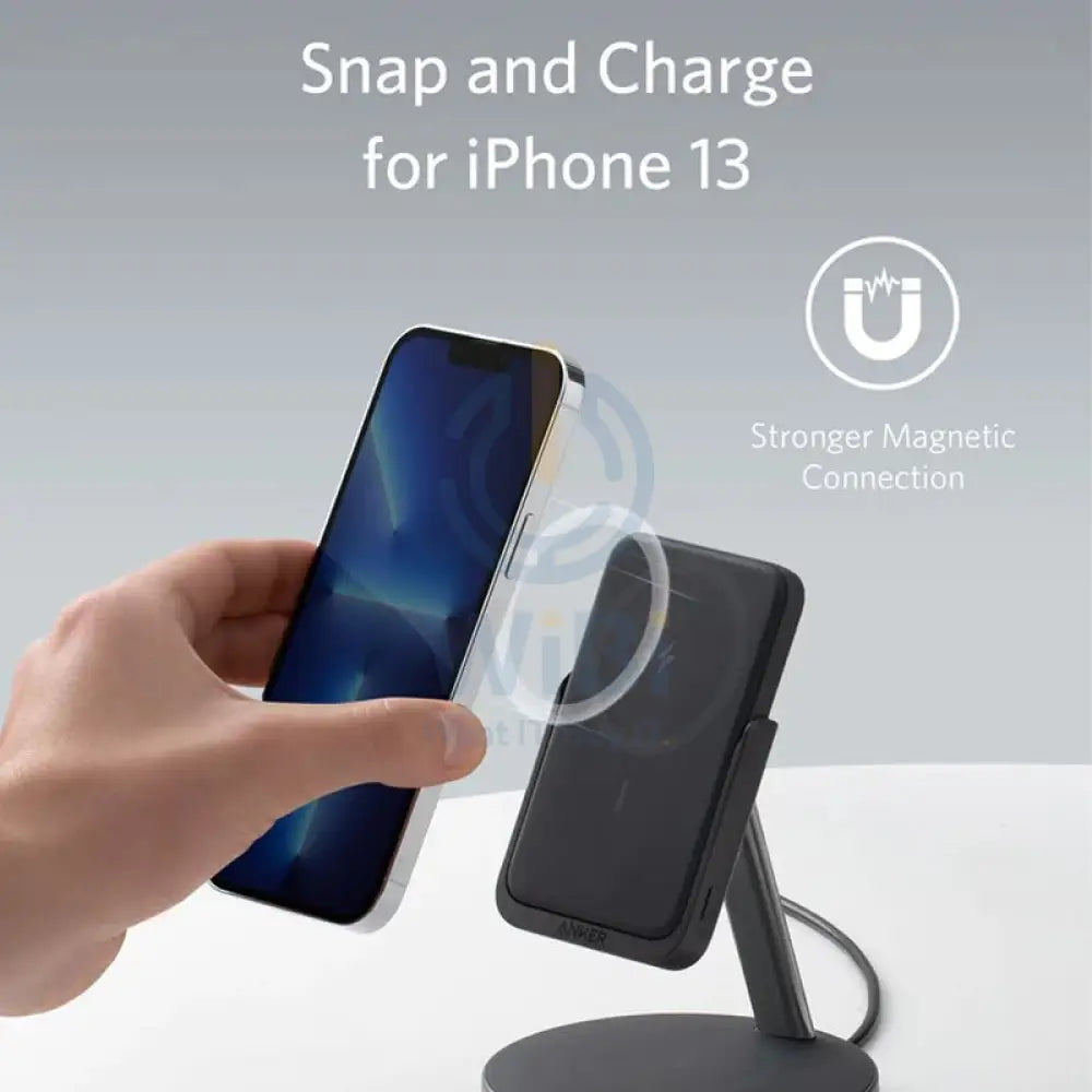 Anker 633 2-in-1 Magnetic Wireless Charger - 5000mAh / MagGo / Black Accessories > Mobiles & Tablets > Mobiles > Mobile