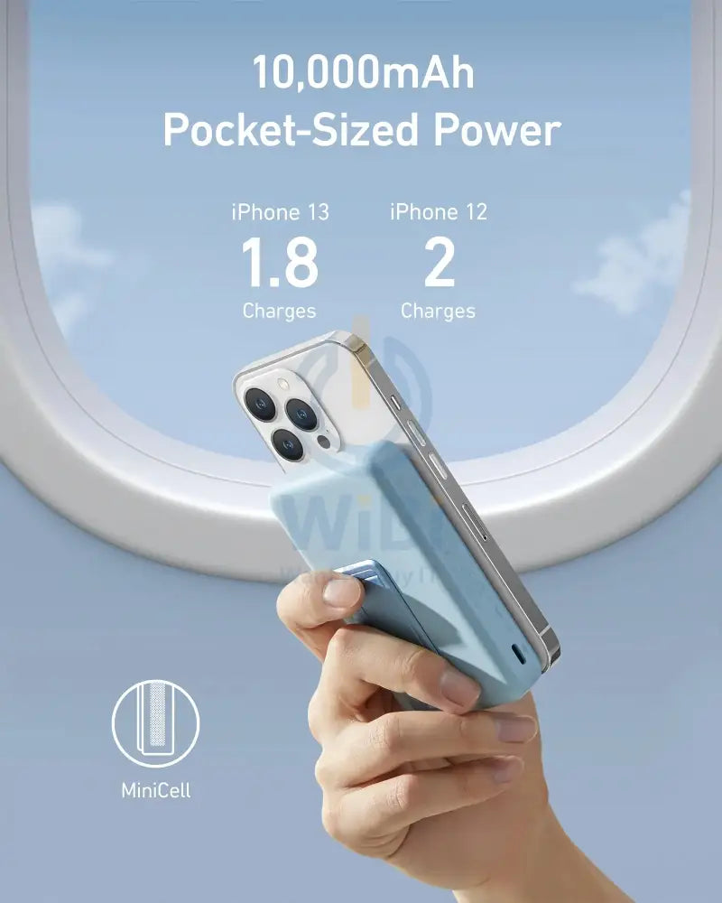 Anker 633 Magnetic Foldable Power Bank - 10,000mAh / Blue Accessories > Power Adapters