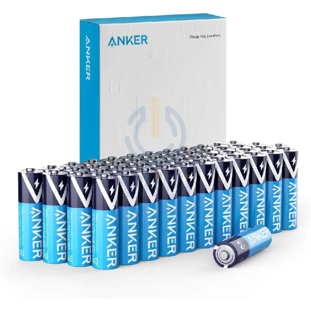 Anker AA Alkaline Batteries - Blue / Pack Of 48 Accessories > Other Peripherals