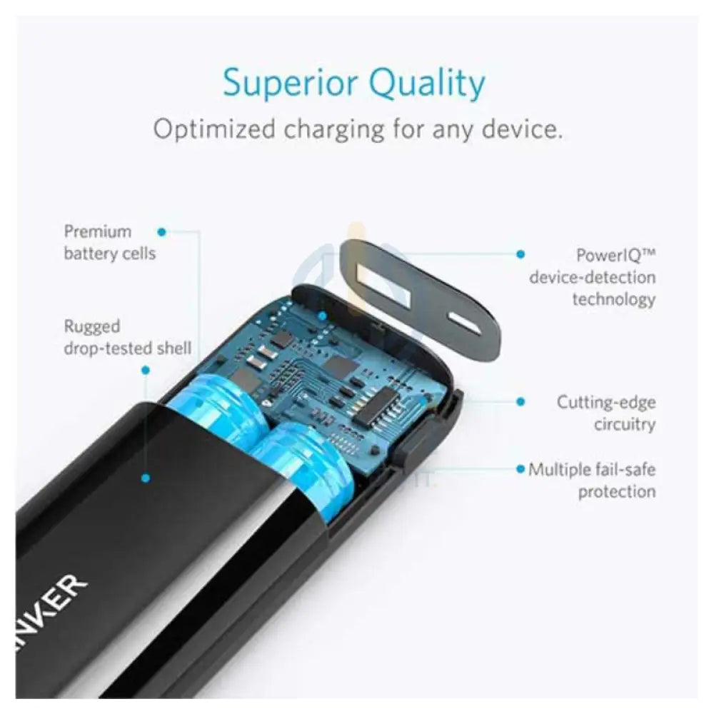 Anker Astro E1 Power Bank - USB-C / USB-A / 5200mAh / Black Accessories > Power Bank