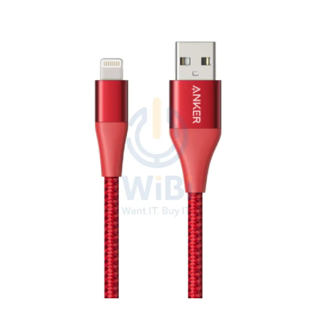 Anker C89 Powerline + II Lightning Cable - 1.8 Meter / Red Accessories > Cables & Converters > Cables