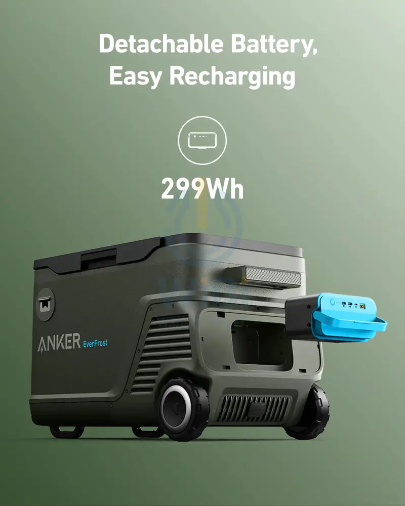 Anker EverFrost Powered Cooler 40 - Black / Green Accessories > Smart Devices