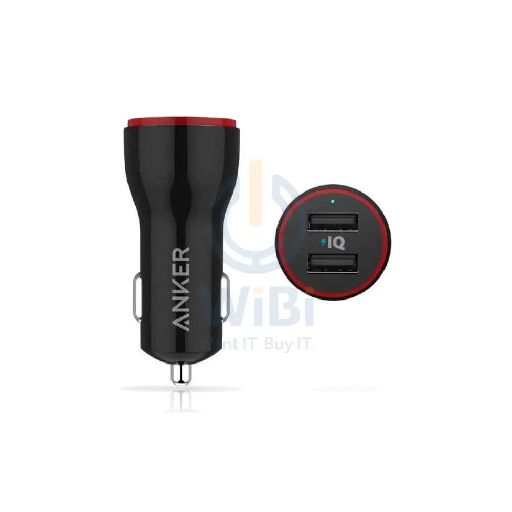 Anker PowerDrive 2 Dual Port Car Charger - 2x USB 2.0 / Black Accessories > Mobiles & Tablets > Mobiles > Car Chargers