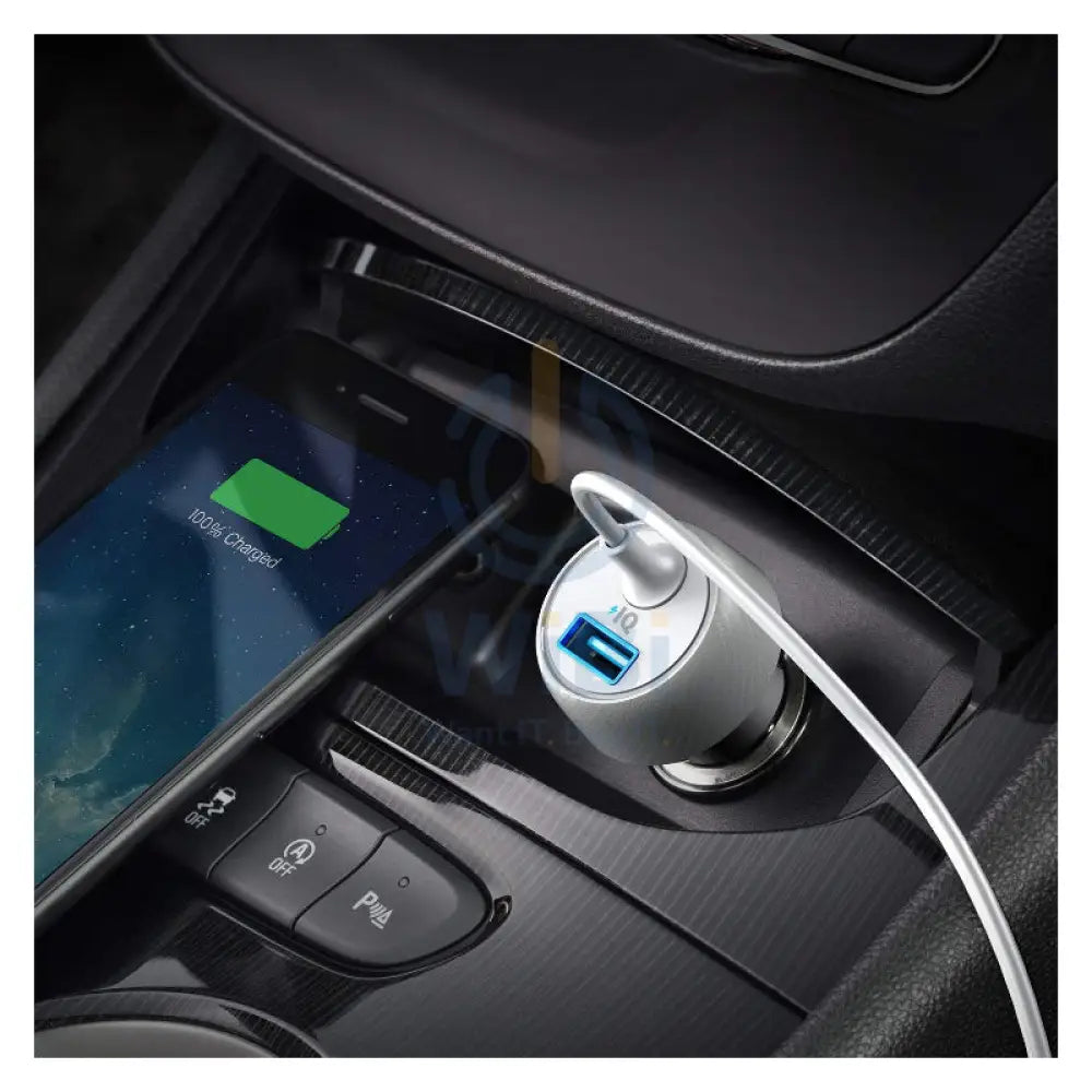 Anker PowerDrive 2 Elite Car Charger with Lightning Cable - USB-A / White Accessories > Mobiles & Tablets > Mobiles >