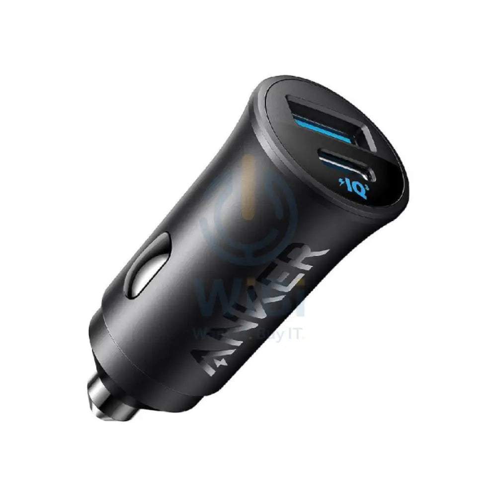Anker PowerDrive Car Charger - 30W / USB-C / USB-A / Black Accessories > Mobiles & Tablets > Mobiles > Car Chargers >
