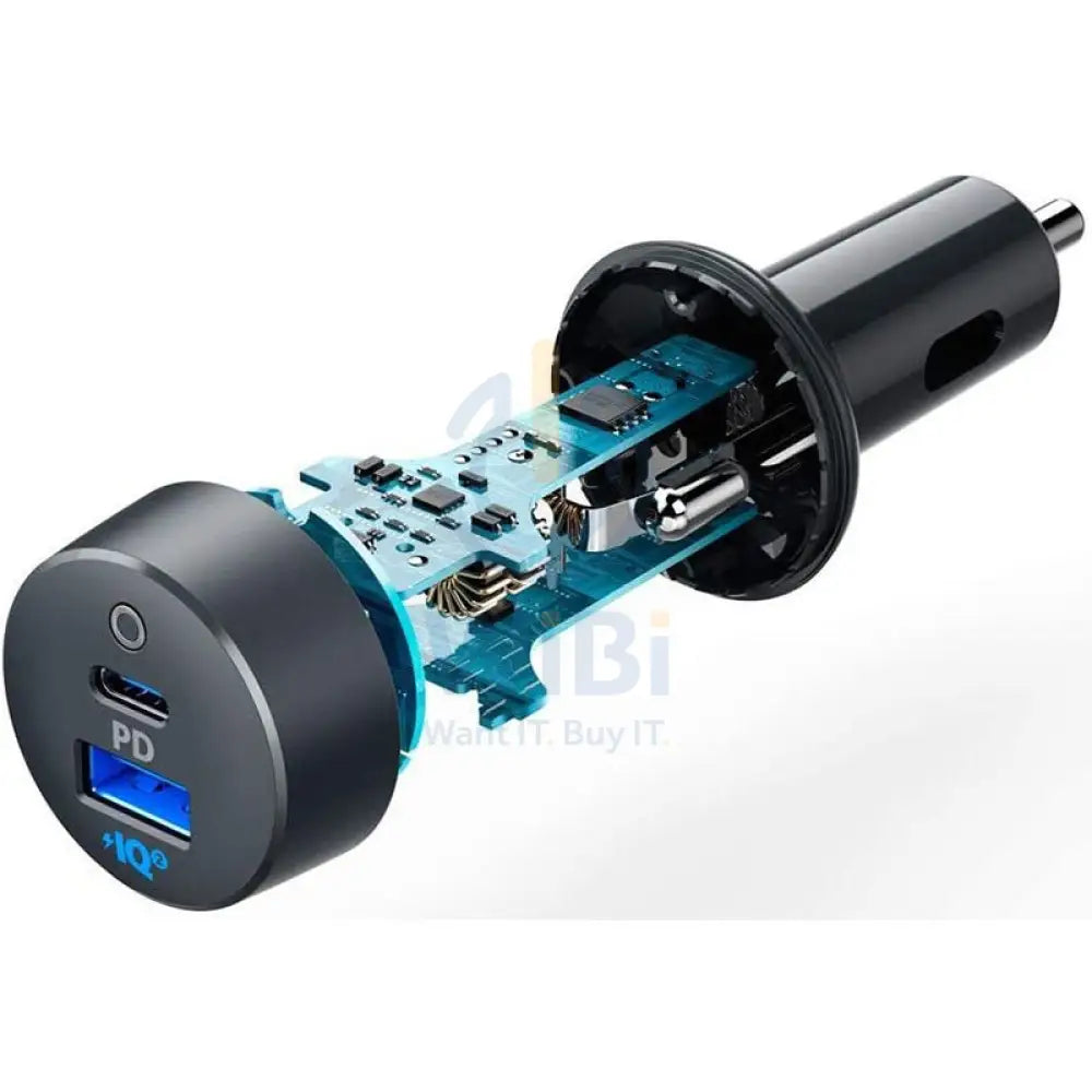 Anker PowerDrive PD＋ 2 35W (20W PD + 15W) - Black/Gray Accessories > Mobiles & Tablets > Mobiles > Car Chargers