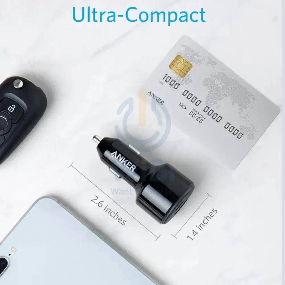 Anker PowerDrive PD＋ 2 35W (20W PD + 15W) - Black/Gray Accessories > Mobiles & Tablets > Mobiles > Car Chargers