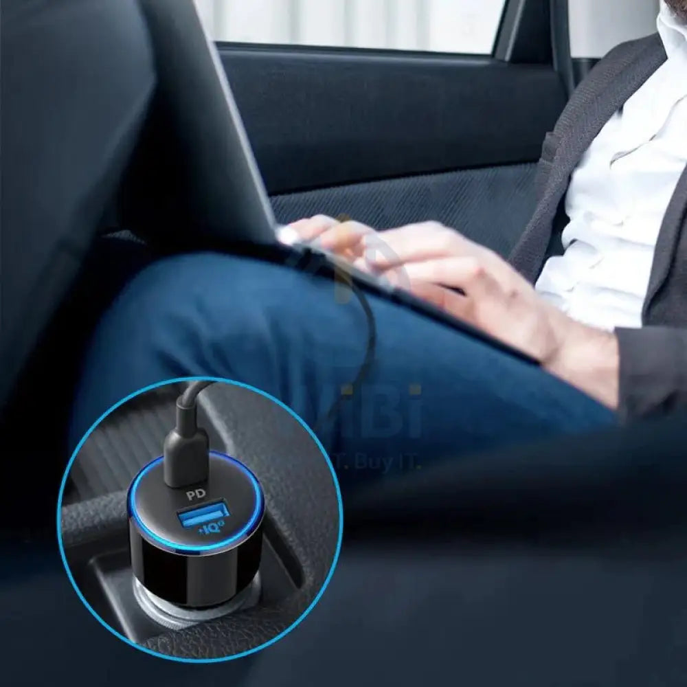 Anker PowerDrive PD＋ 2 35W (20W PD + 15W) - Black/Gray Accessories > Mobiles & Tablets > Mobiles > Car Chargers