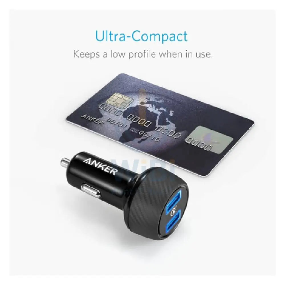 Anker PowerDrive Speed 2 Dual Port Car Charger - 2x USB 3.0 / Black Accessories > Mobiles & Tablets > Mobiles > Car