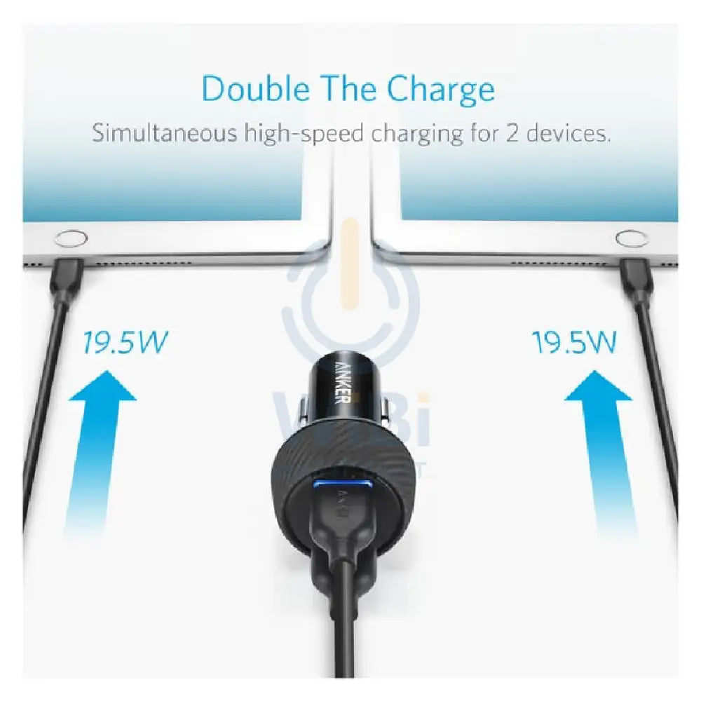 Anker PowerDrive Speed 2 Dual Port Car Charger - 2x USB 3.0 / Black Accessories > Mobiles & Tablets > Mobiles > Car