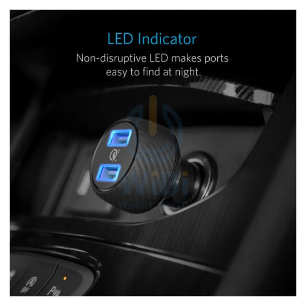 Anker PowerDrive Speed 2 Dual Port Car Charger - 2x USB 3.0 / Black Accessories > Mobiles & Tablets > Mobiles > Car
