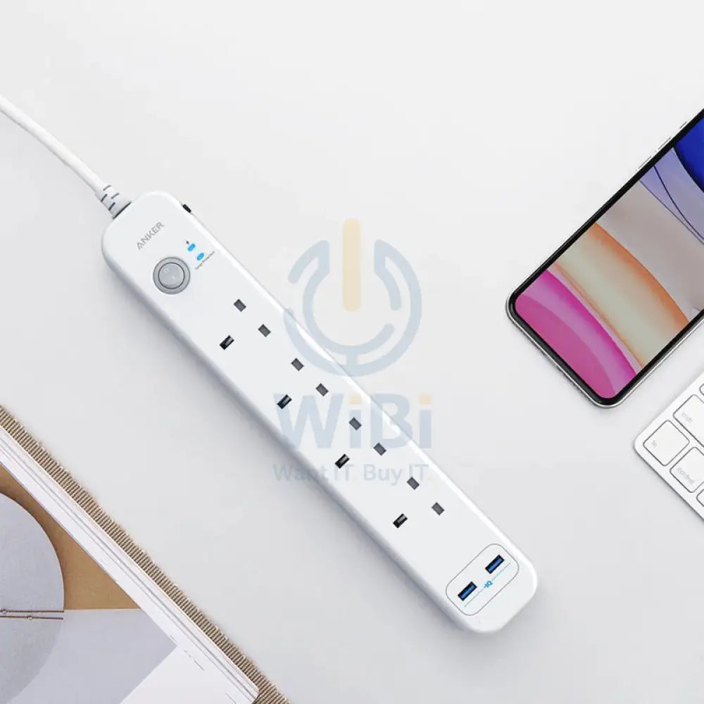 Anker PowerExtend 6-in-1 4 PowerStrip - White Accessories > Power > Power Protection > Surge Protector