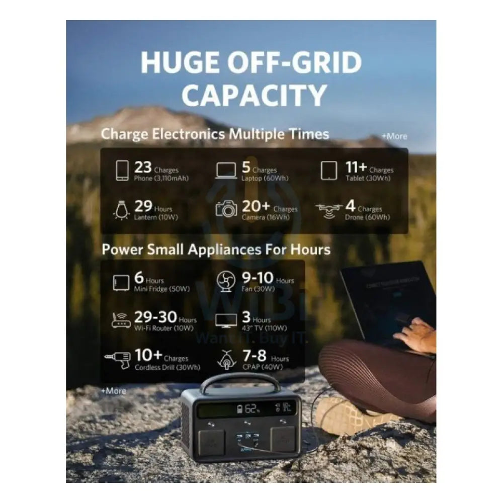 Anker PowerHouse II 400 (300W / 388.8Wh) Accessories > Power Bank
