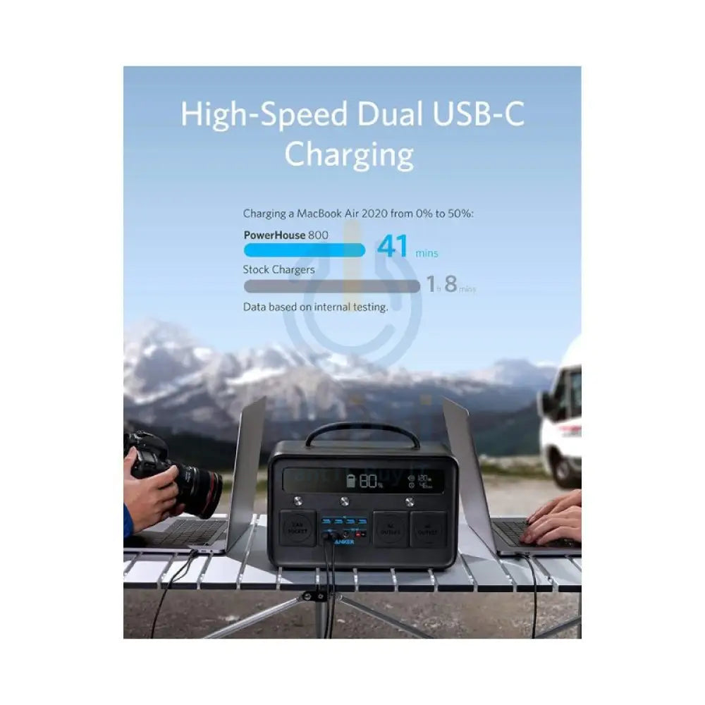 Anker PowerHouse II 800 (500W / 777Wh) - Black Accessories > Power Bank