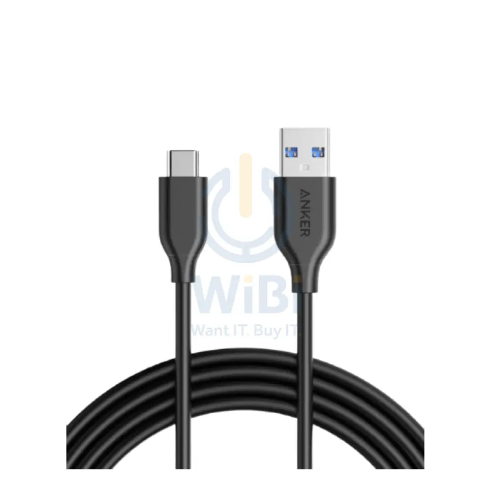 Anker PowerLine Charging Cable - USB 3.0 / USB-C / 0.9 Meter / Black Accessories > Cables & Converters > Cables