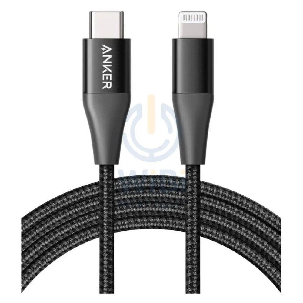 Anker PowerLine + II Cable - USB-C / Lightning / 1.8 Meter / Black Accessories > Cables & Converters > Cables