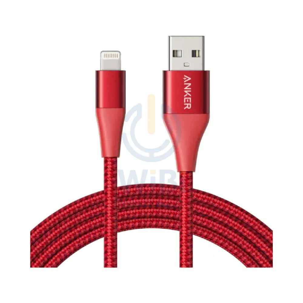 Anker Powerline + II Lightning Cable - 1.8 Meter / Red Accessories > Cables & Converters > Cables
