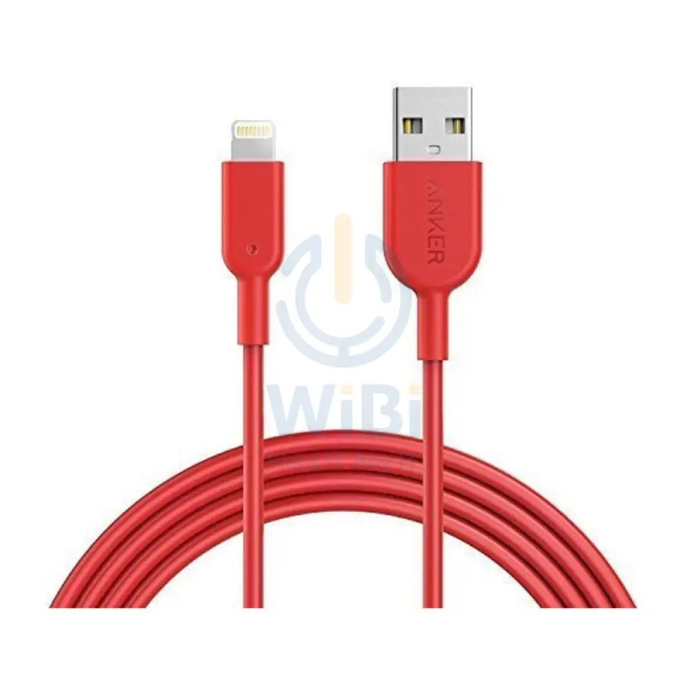Anker PowerLine II Lightning Cable - USB-A / 1.8 Meter / Red Accessories > Cables & Converters > Cables
