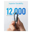 Anker PowerLine II Lightning Cable - USB 2.0 / 0.9m / Black