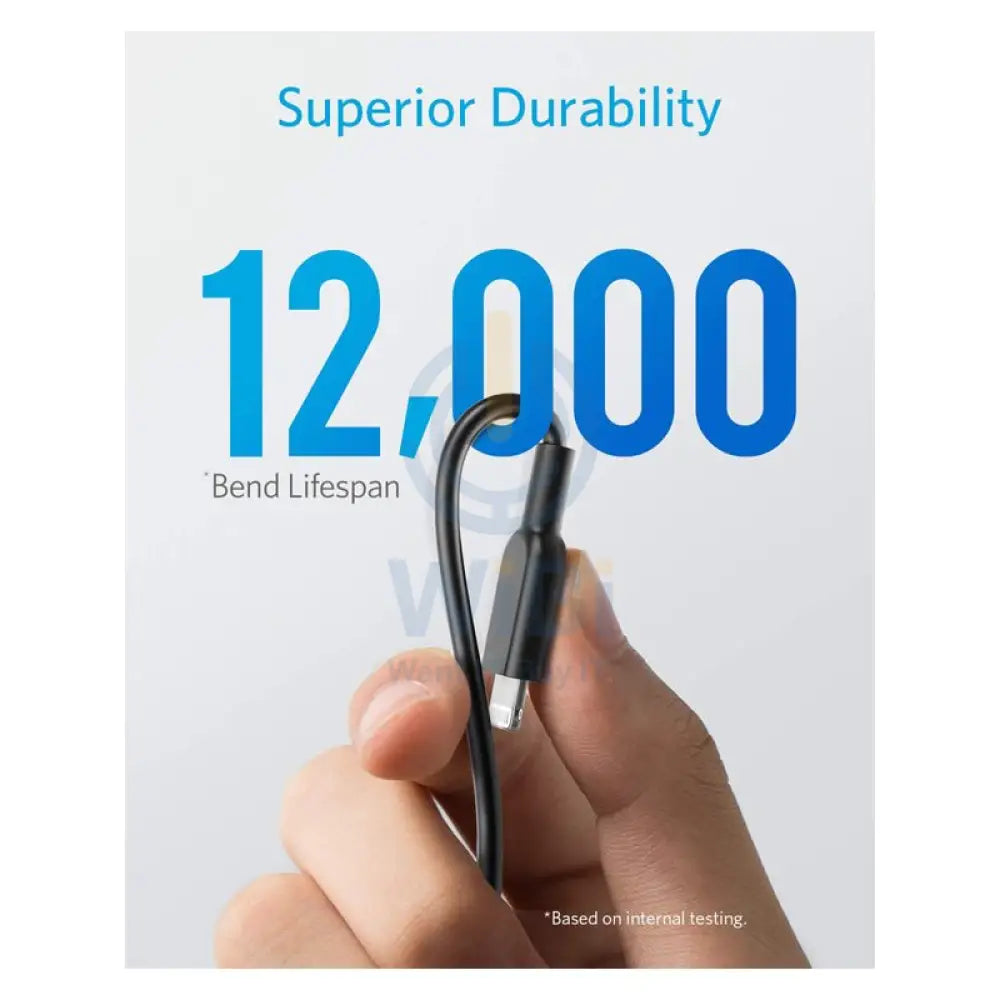 Anker PowerLine II Lightning Cable - USB 2.0 / 0.9m / Black