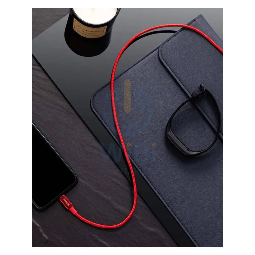 Anker PowerLine + III Cable - USB-A / Lightning / 0.9 Meter / Red Accessories > Cables & Converters > Cables
