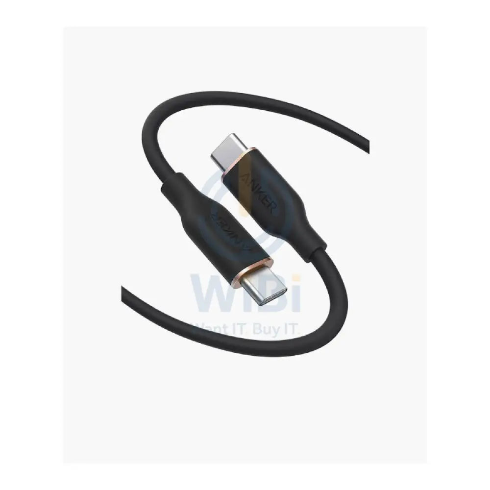 Anker PowerLine III Flow USB-C to USB-C 100W (1.8m/6ft) - Black Accessories > Cables & Converters > Cables