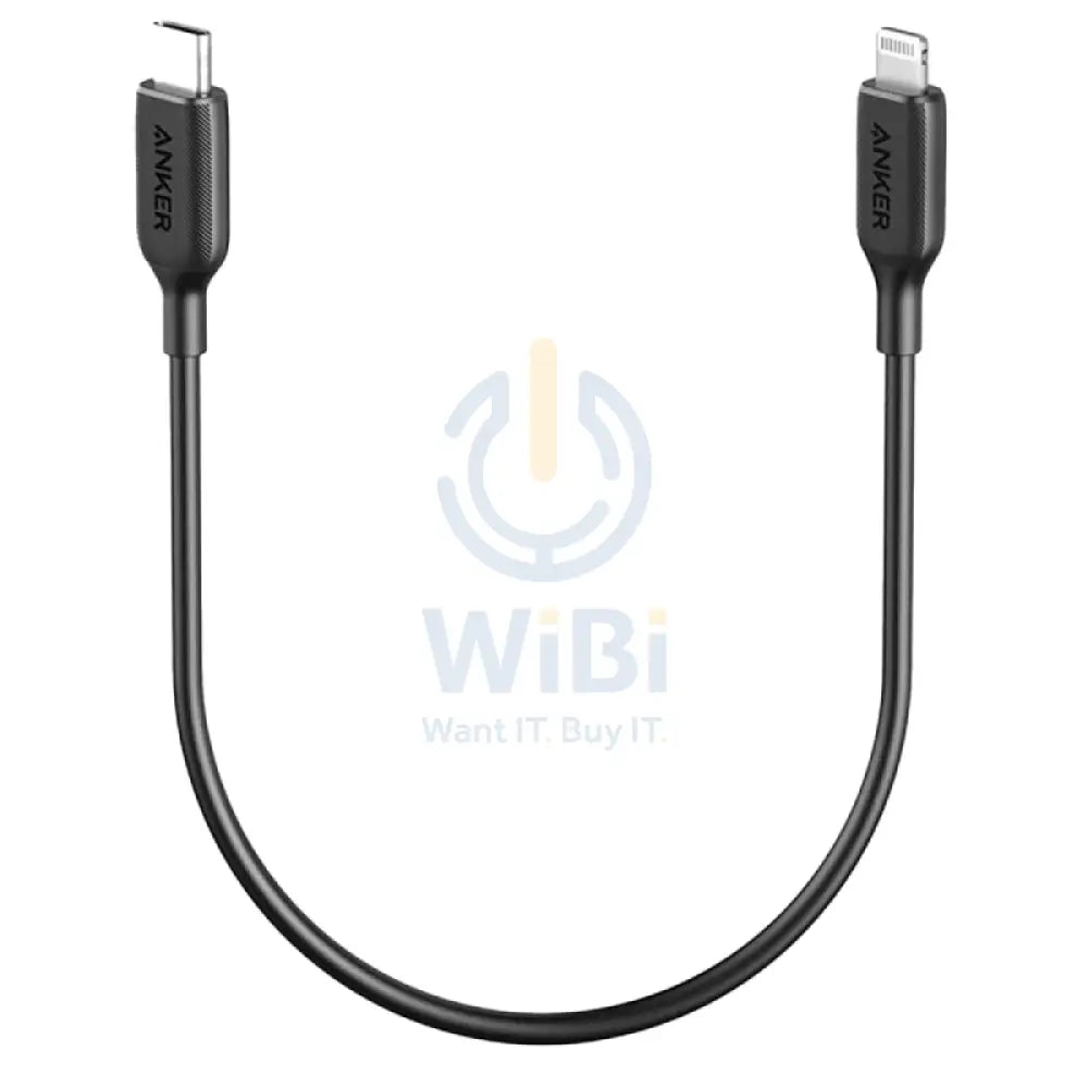 Anker PowerLine III Lightning Cable - USB-C / 0.3 Meter / Black Accessories > Cables & Converters > Cables