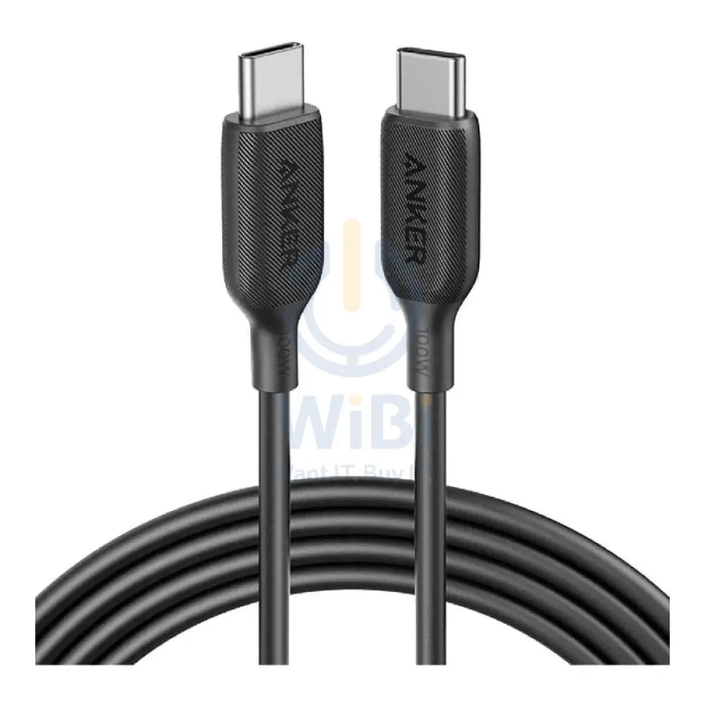 Anker PowerLine III USB-C to USB-C Fast Charging Cable - 1.8 Meter / 100W / Black Accessories > Cables & Converters >