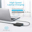 Anker Powerport Atom III Slim Power Charger - 63W / 2x USB-A / 2x USB-C / Black Fabric Accessories > Cables &