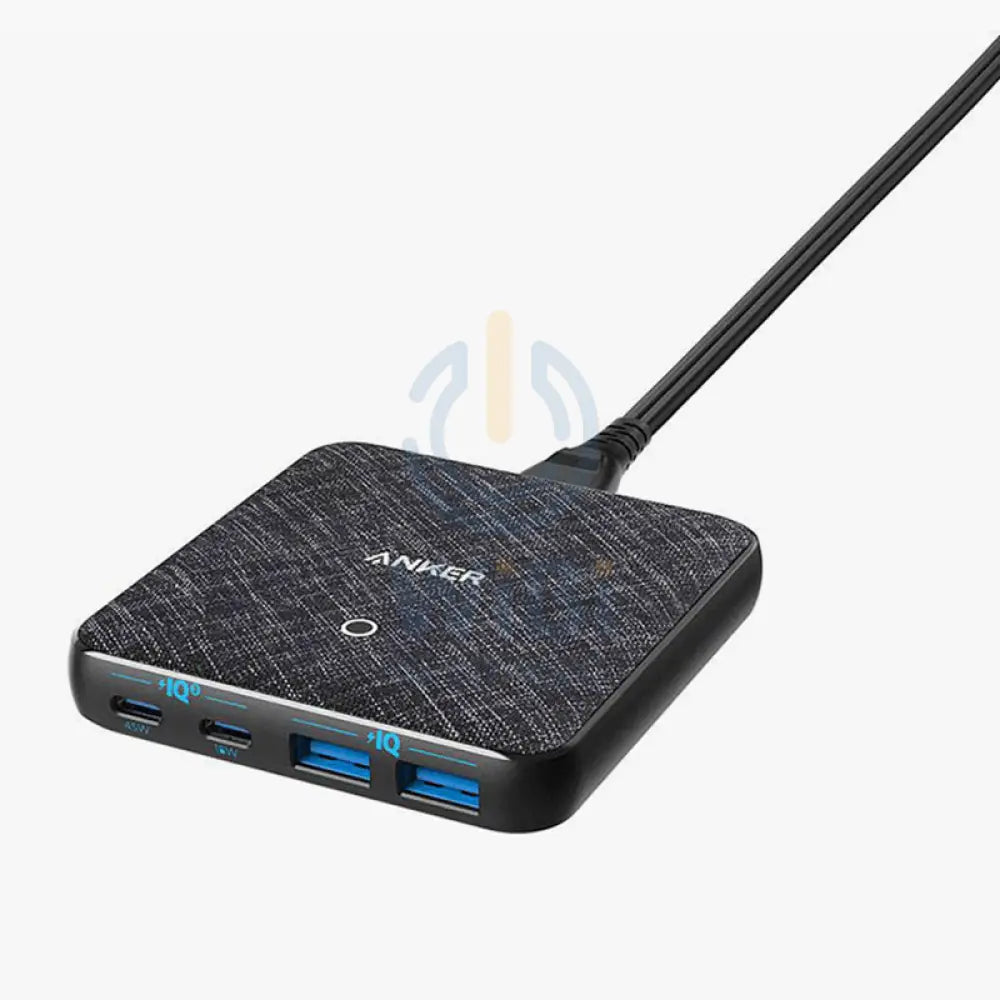 Anker Powerport Atom III Slim Power Charger - 63W / 2x USB-A / 2x USB-C / Black Fabric Accessories > Cables &