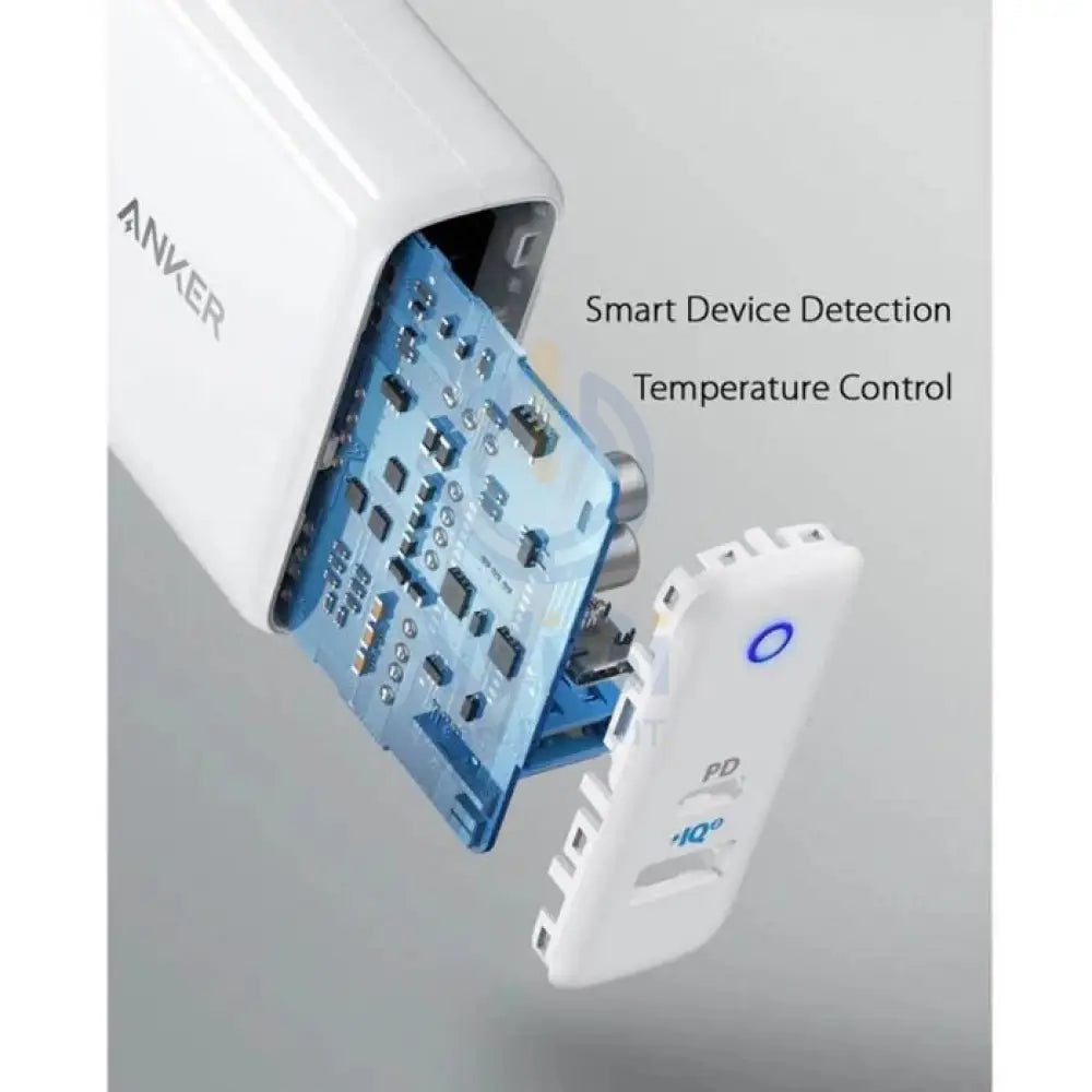 Anker PowerPort PD + 2 35W (20W PD + 15W) – White Accessories > Power Adapters