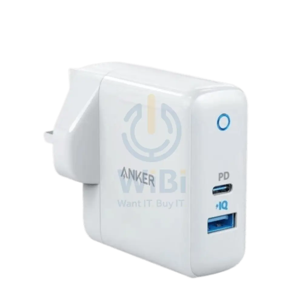 Anker PowerPort PD + 2 35W (20W PD + 15W) – White Accessories > Power Adapters