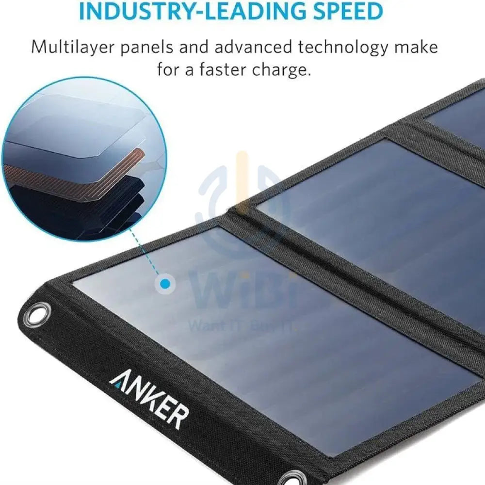 Anker PowerPort Solar 60W - Black Accessories > Smart Devices