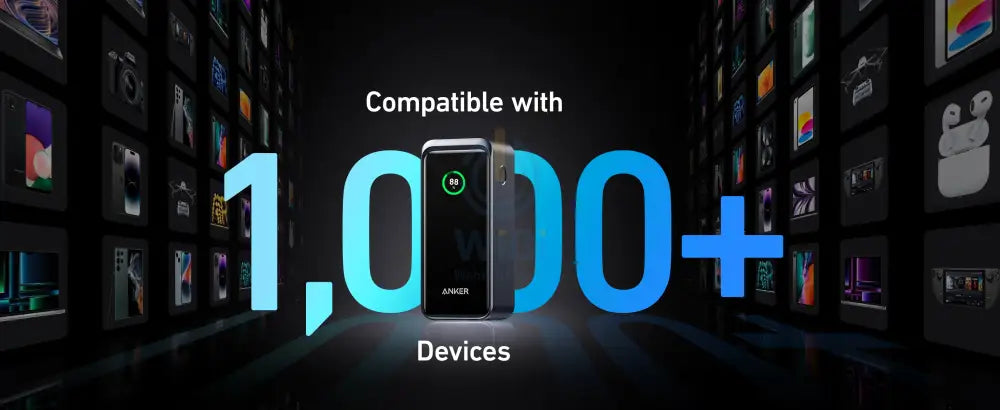 Anker Prime Series 7 Power Bank - 200W / 20,000mAh / 2x USB-C / 1x USB-A / Black Accessories > Power Bank > Offer Zone