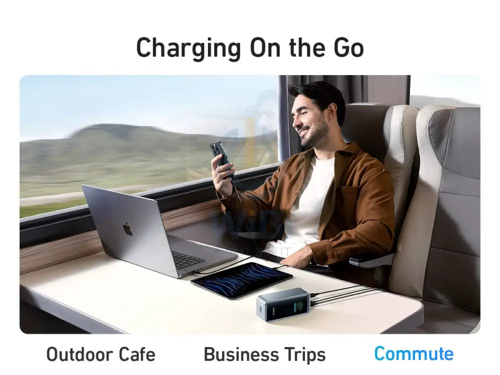 Anker Prime Series 7 Power Bank - 200W / 20,000mAh / 2x USB-C / 1x USB-A / Black Accessories > Power Bank > Offer Zone