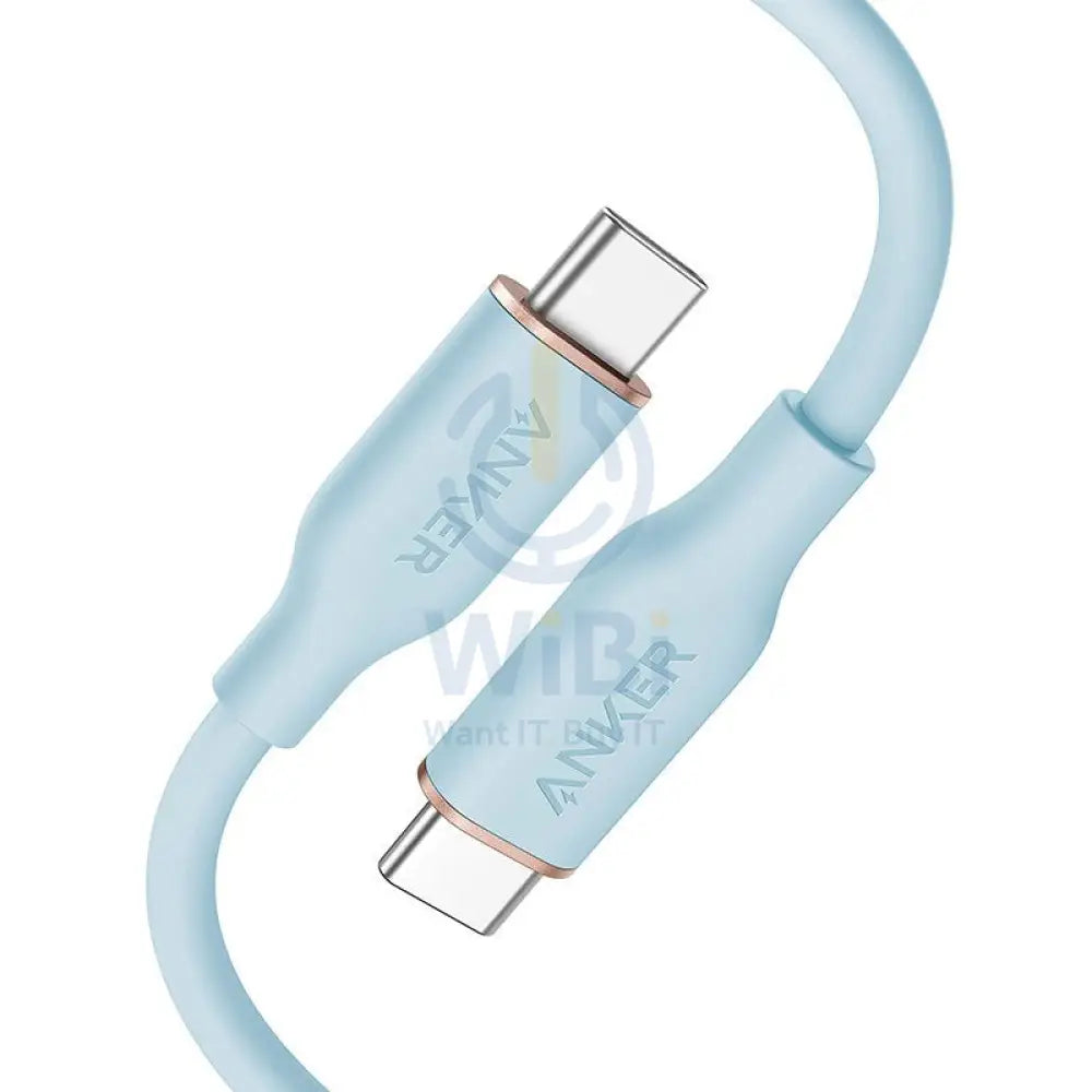 Anker Super Strong PowerLine lll Flow - USB-C / 100W / 6ft / Blue Accessories > Cables & Converters > Cables