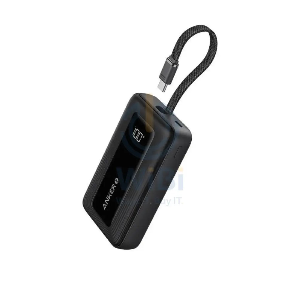 Anker Zolo Power Bank Built-In USB-C Cable - 20,000mAh / 30W / Black Accessories > Power Bank
