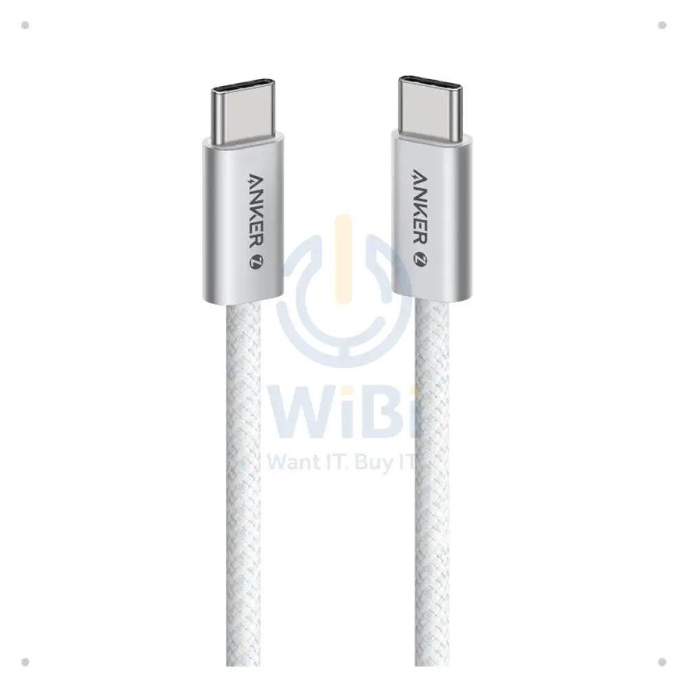 Anker Zolo USB-C to USB-C Braided Cable - 240W / 0.9 Meter / White Accessories > Cables & Converters > Cables