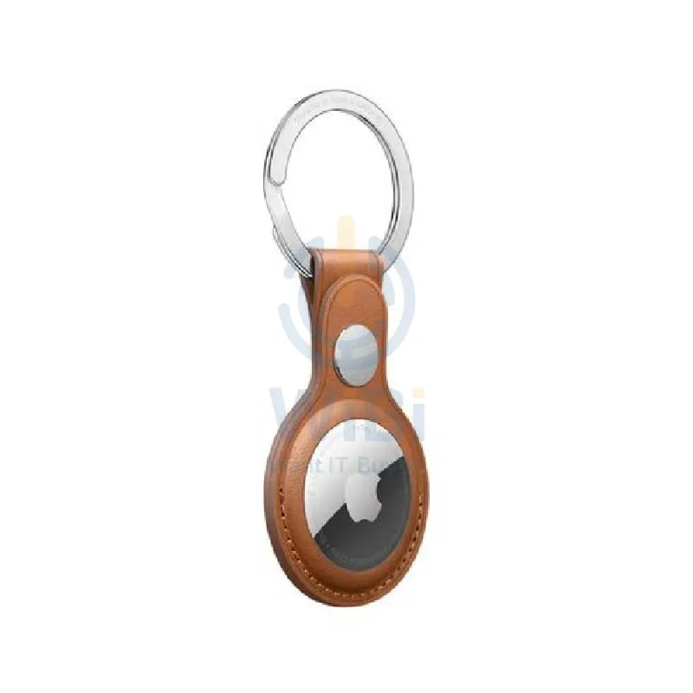 Apple AirTag Leather Key Ring - Saddle Brown Accessories > Other Accessories