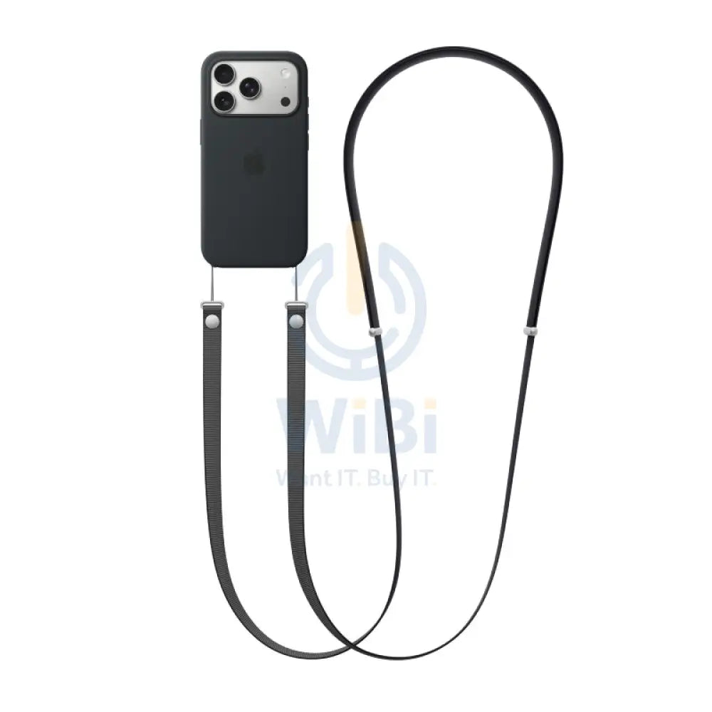 Apple Crossbody Strap - Black Accessories > Mobiles & Tablets > Mobiles > Covers & Cases