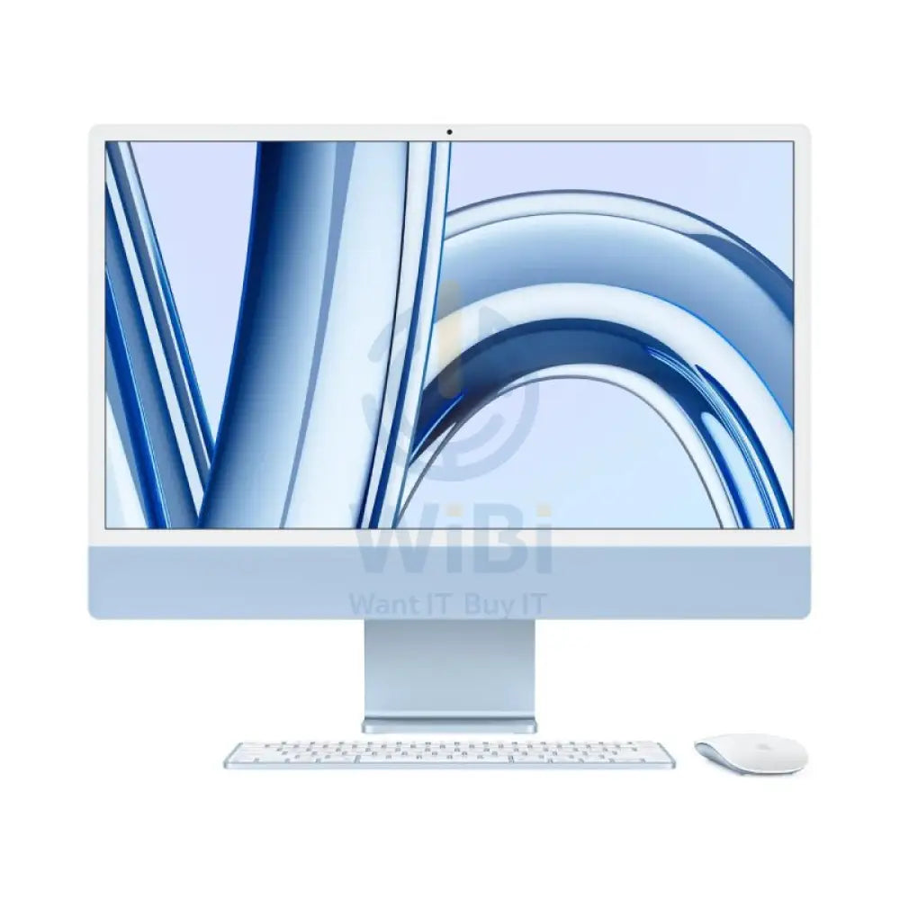 Apple iMac - 24’’ / M3 / 8-Core CPU / 10-Core GPU / 16 Core Neural Engine / 8GB RAM / 512GB SSD / Arb/Eng / Blue / 1YW