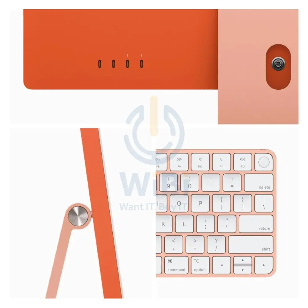 Apple iMac - 24’’ / M3 / 8-Core CPU / 10-Core GPU / 16 Core Neural Engine / 8GB RAM / 512GB SSD / Arb/Eng / Orange
